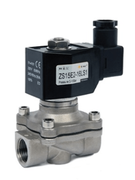 Клапан соленоидный ZS-15EE2-16L -S2 DIN/нерж.Сталь/ЕПДМ/DN15/ 0…120 C/НЗ/0-10 бар