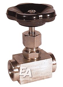 Игольчатый клапан 2", PN120 нерж. сталь 1.4571/PTFE р/р
