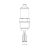 Вибрационный сигнализатор предельного уровня 555292 Tuning fork 8110