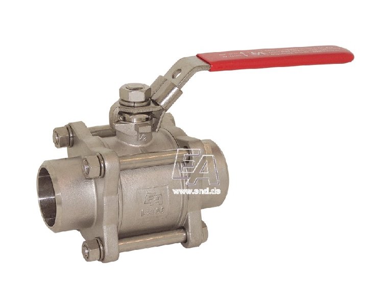 Шаровой кран 1", PN64, 1.4408/PTFE, Innengewinde,voller Durchgang, DIN3202-M3