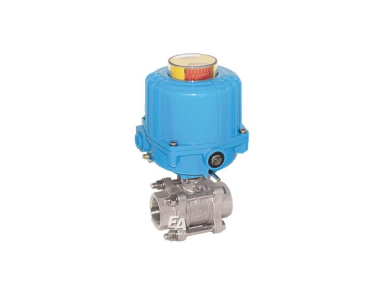 Кран шаровый-ZA, 3/4", с приводом-NE03 нерж. сталь/PTFE-FKM, 230V 50Hz, время. сраб. 12сек