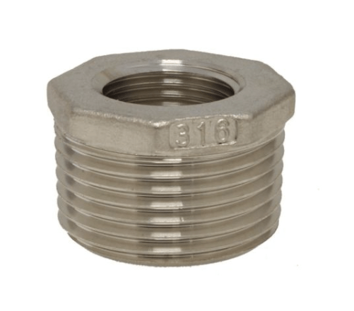 Переходник Reduzierstück 3/4" - 1/2" (DIN2999), Edelstahl 1.4408